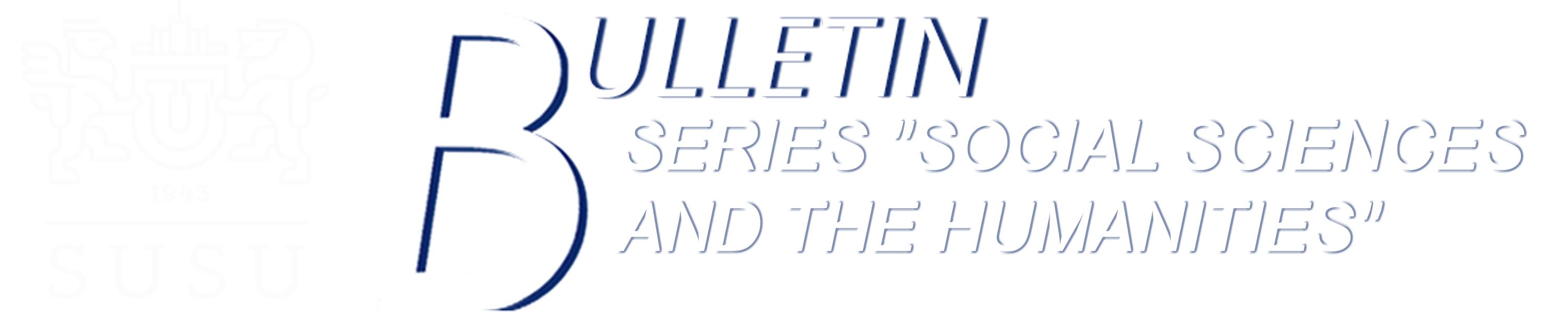 SERIES "SOCIAL SCIENCES AND THE HUMANITIES"